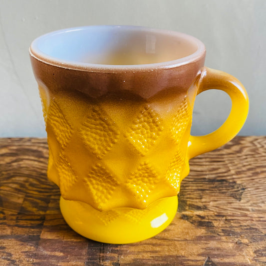 【USA vintage】 FIRE KING キンバリー イエロー