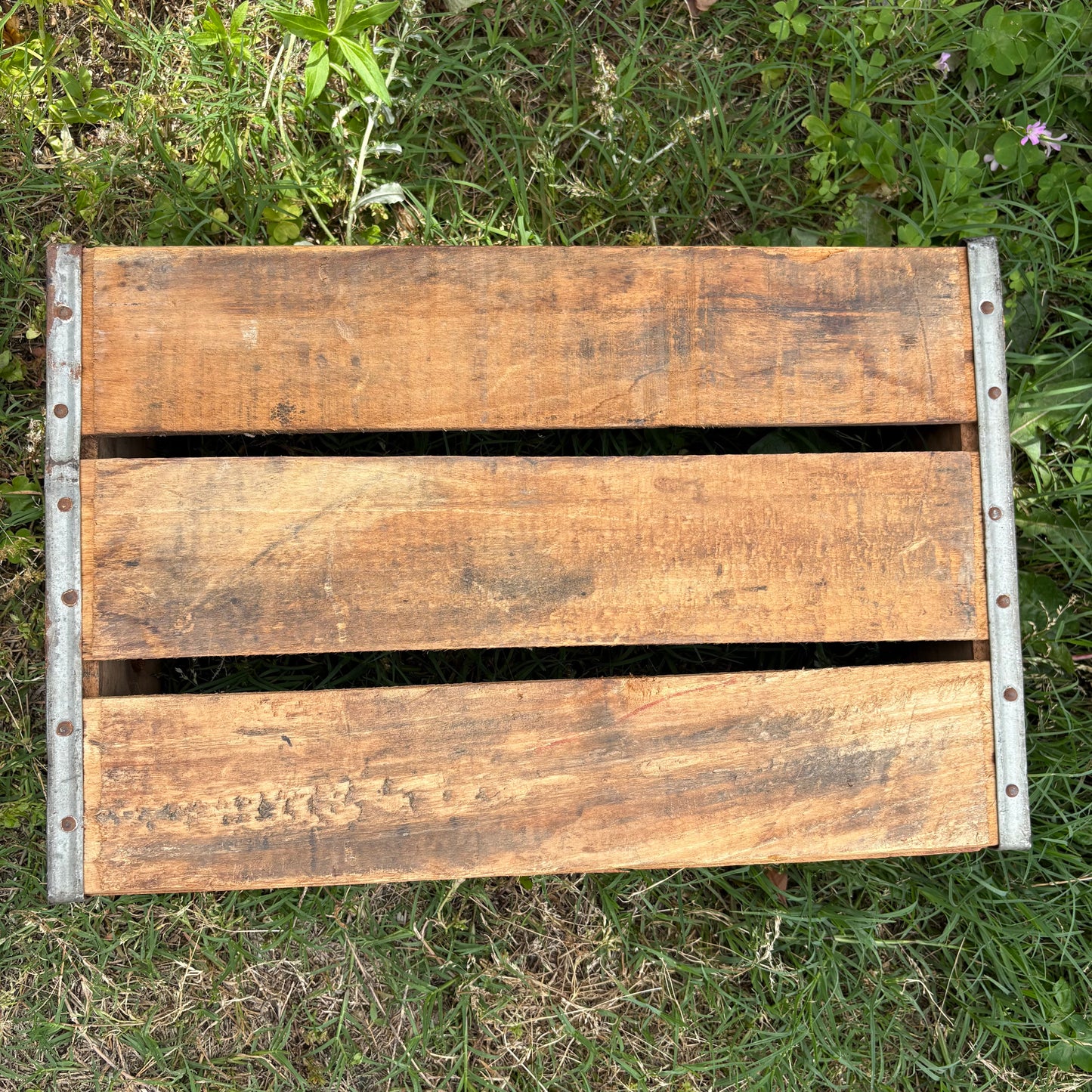 【1970s USA vintage】7UP Wooden Crate