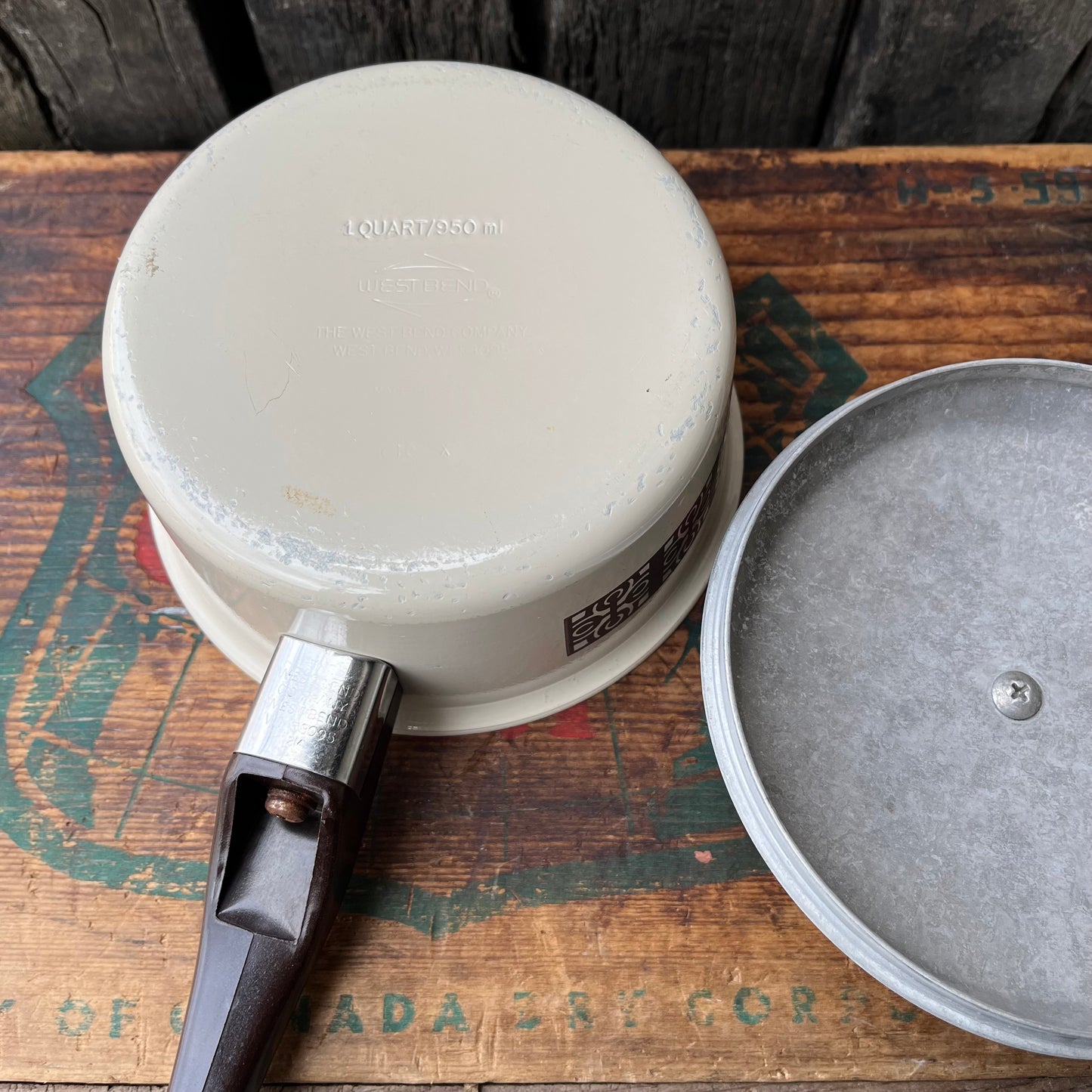 【USA vintage】WEST BEND One-Handed Pot