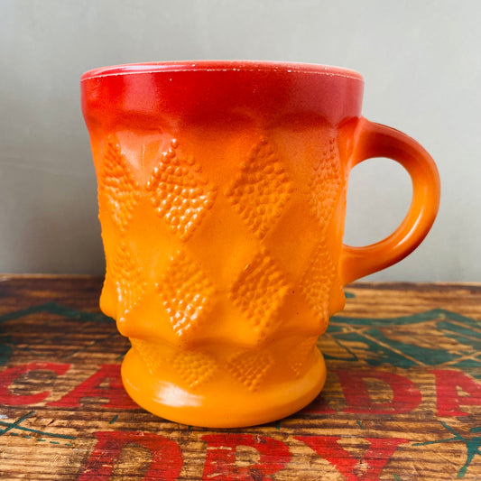 【1960-1976 USA vintage】Fire-King キンバリー オレンジ