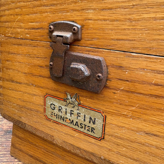 【USA vintage】 GRIFFIN Shoe Shine Box