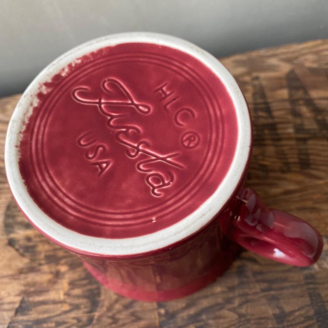 【USA】fiesta フィエスタ マグカップ claret 赤紫