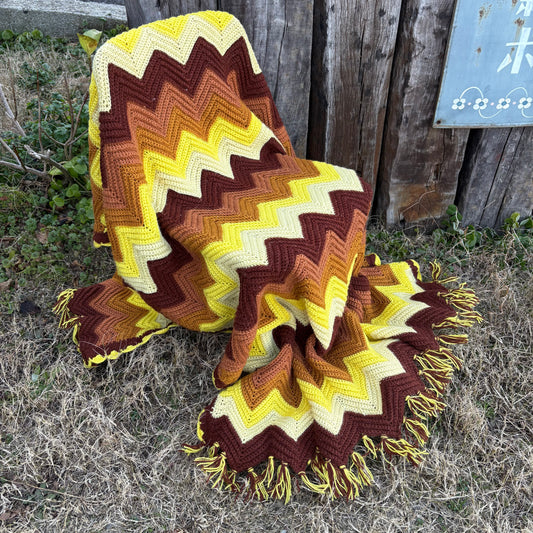 【USA vintage】granny blanket