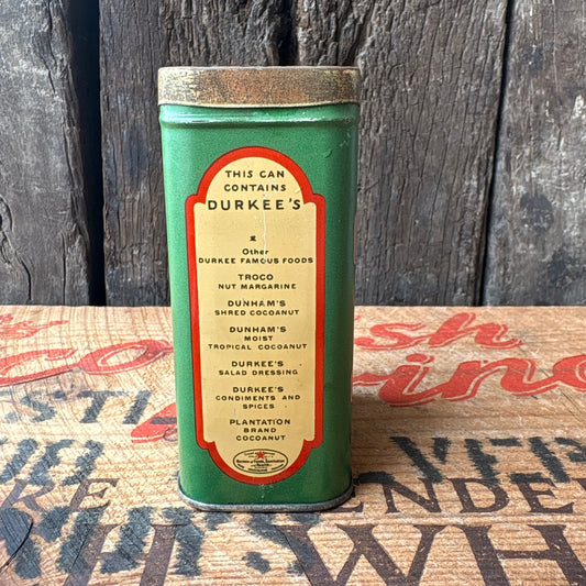 【1930s-1940s USA vintage】DURKEE’S Spice Tin can