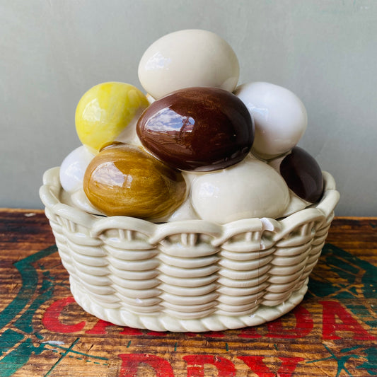 【vintage】Easter Egg Candy Dish