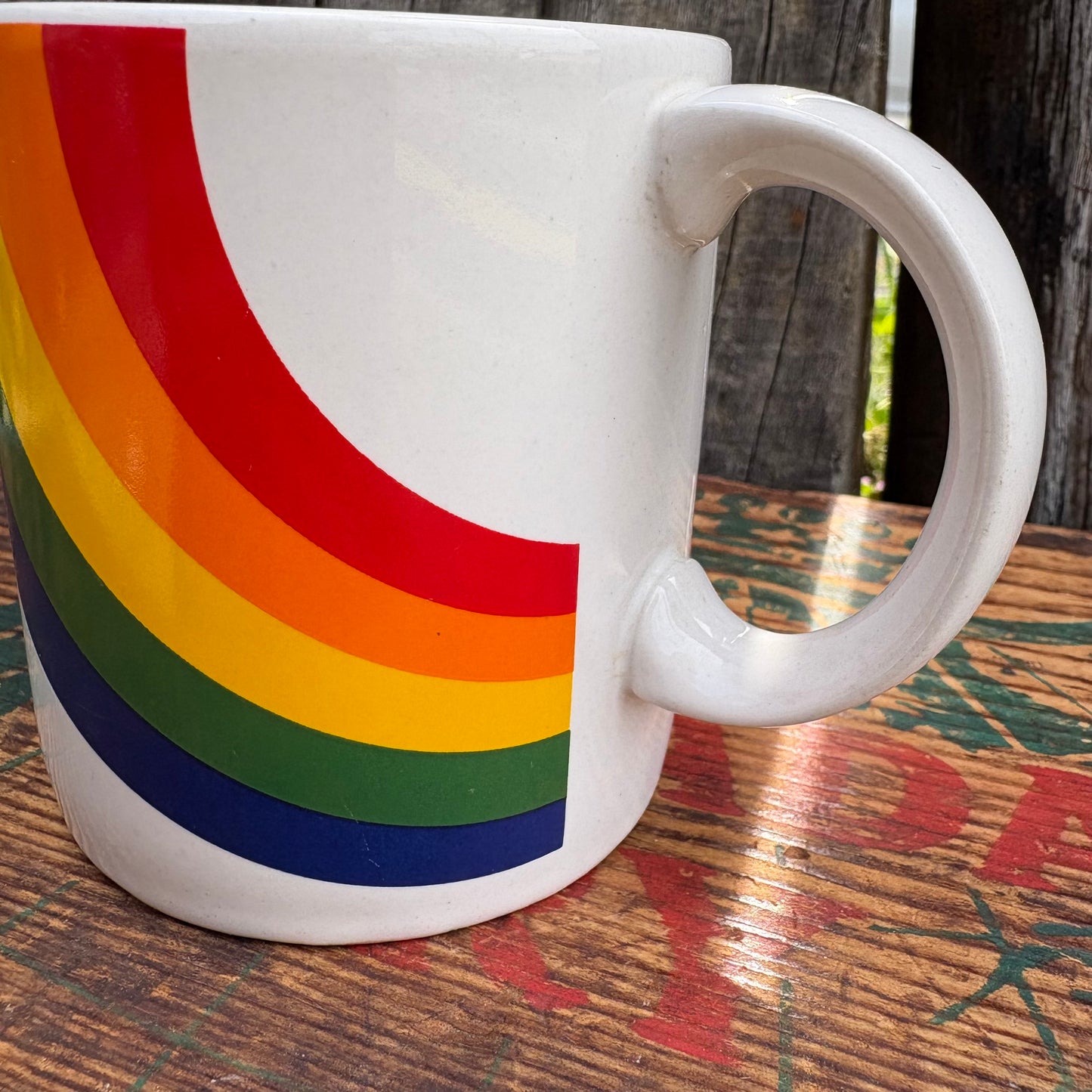 【USA vintage】’84 F.T.D.A. Rainbow Mug
