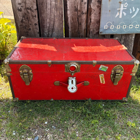 【1960s USA vintage】steamer trunk