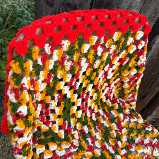 【USA vintage】 granny blanket