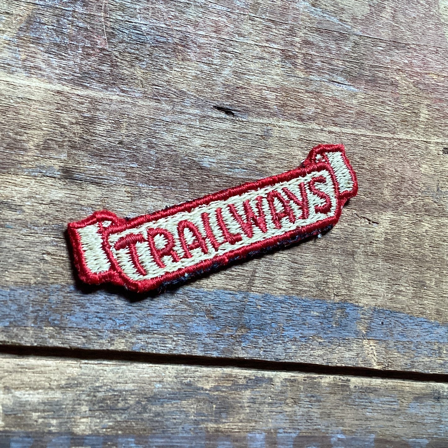 【USA vintage】ワッペン TRAILWAYS トレイルウェイズ
