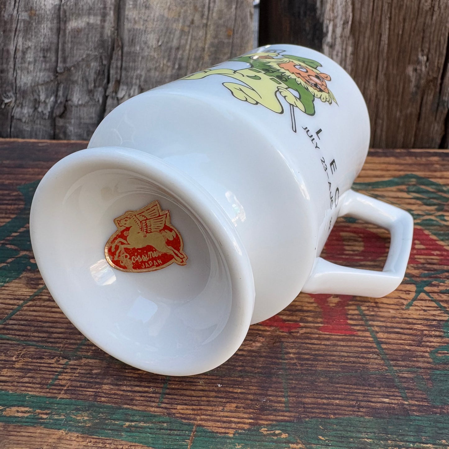 【JAPAN vintage】Rossini LEO mug cup