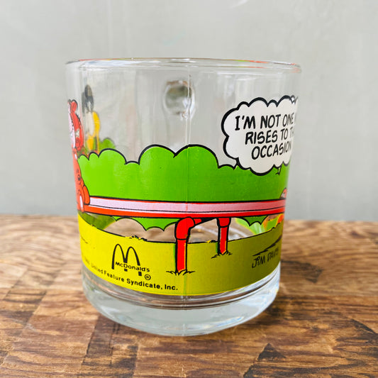 【1978- USA vintage】マクドナルド ガーフィールド グラス シーソー