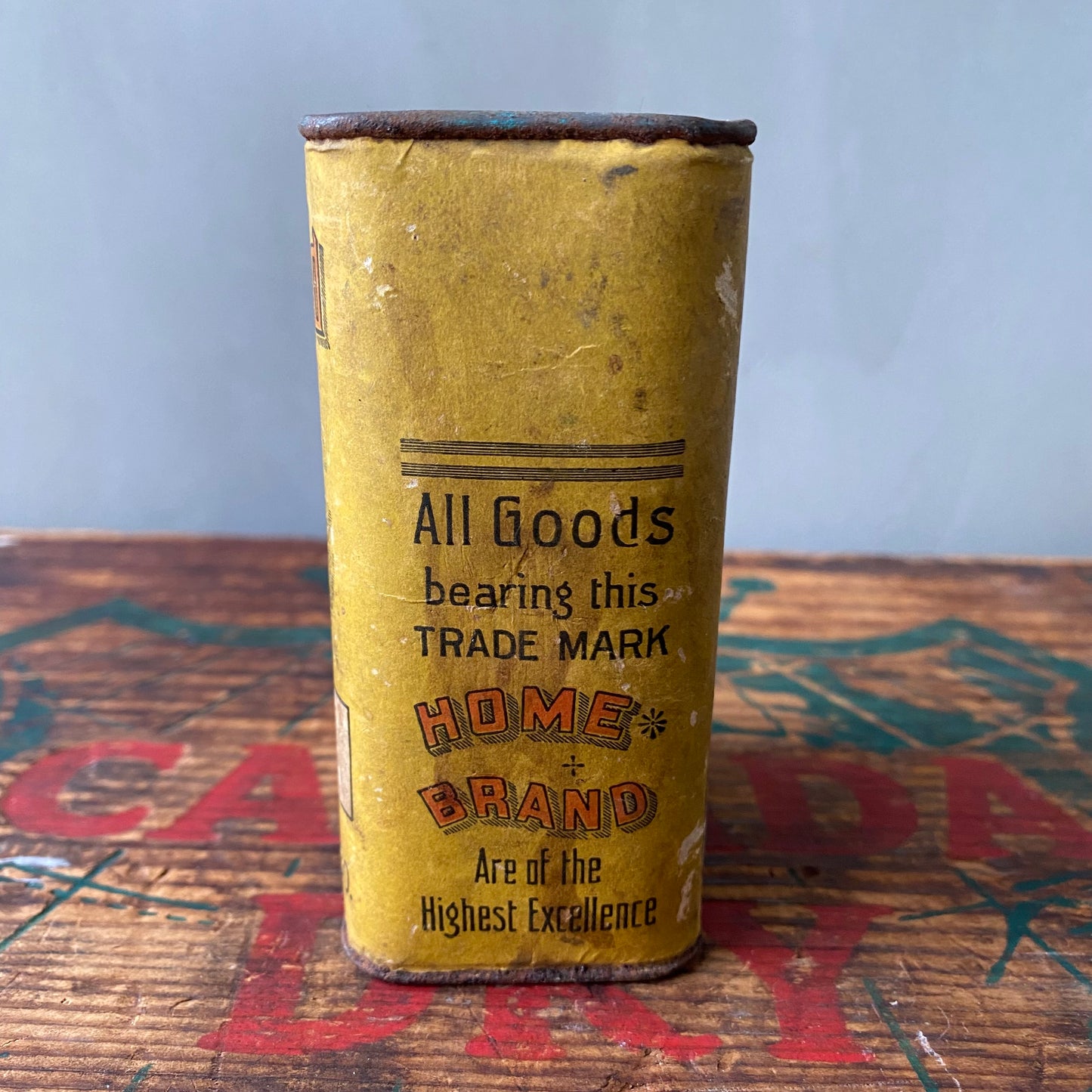【USA vintage】tin can black pepper