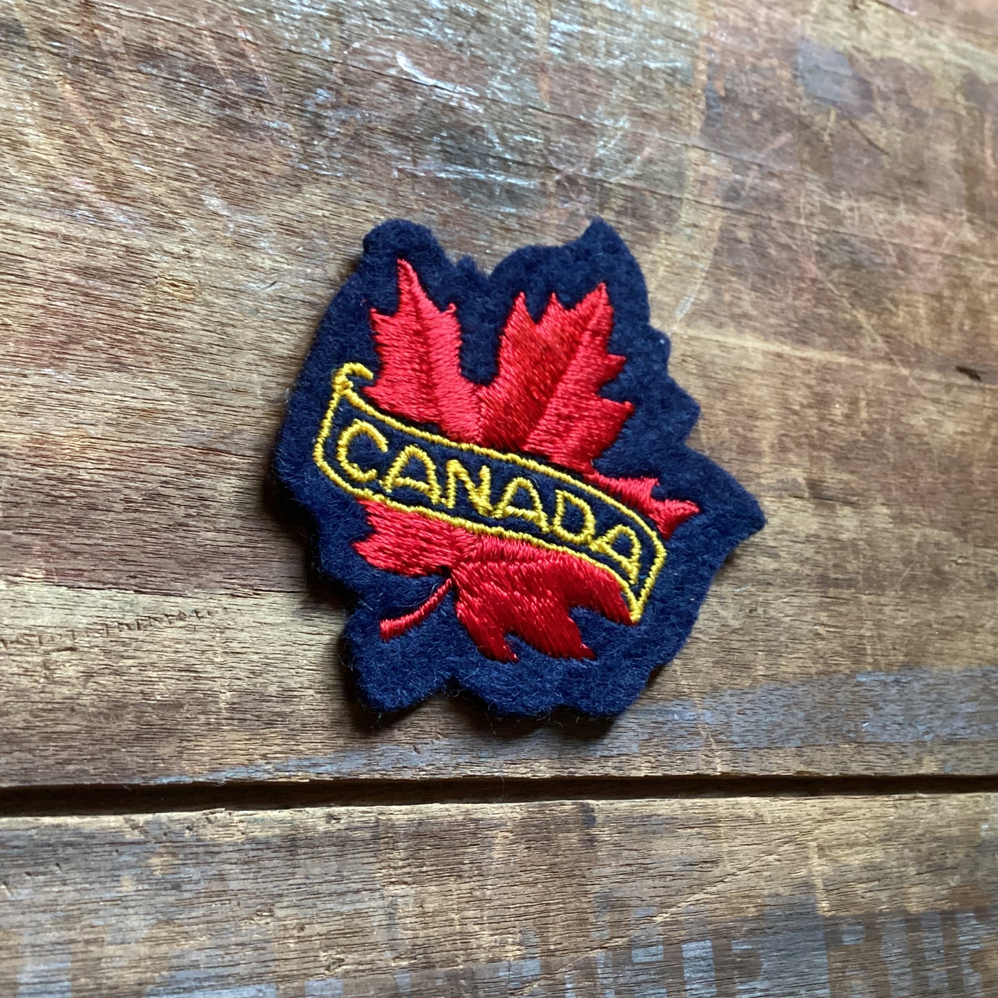 【USA vintage】ワッペン CANADA メープル