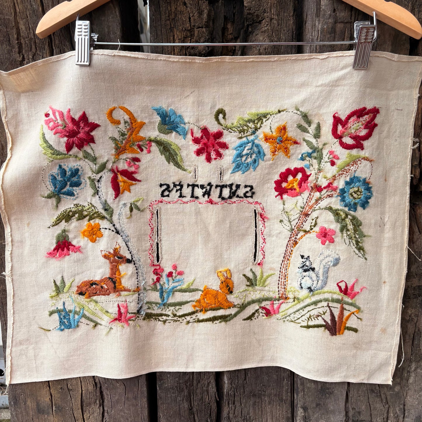 【USA vintage】fabric calendar