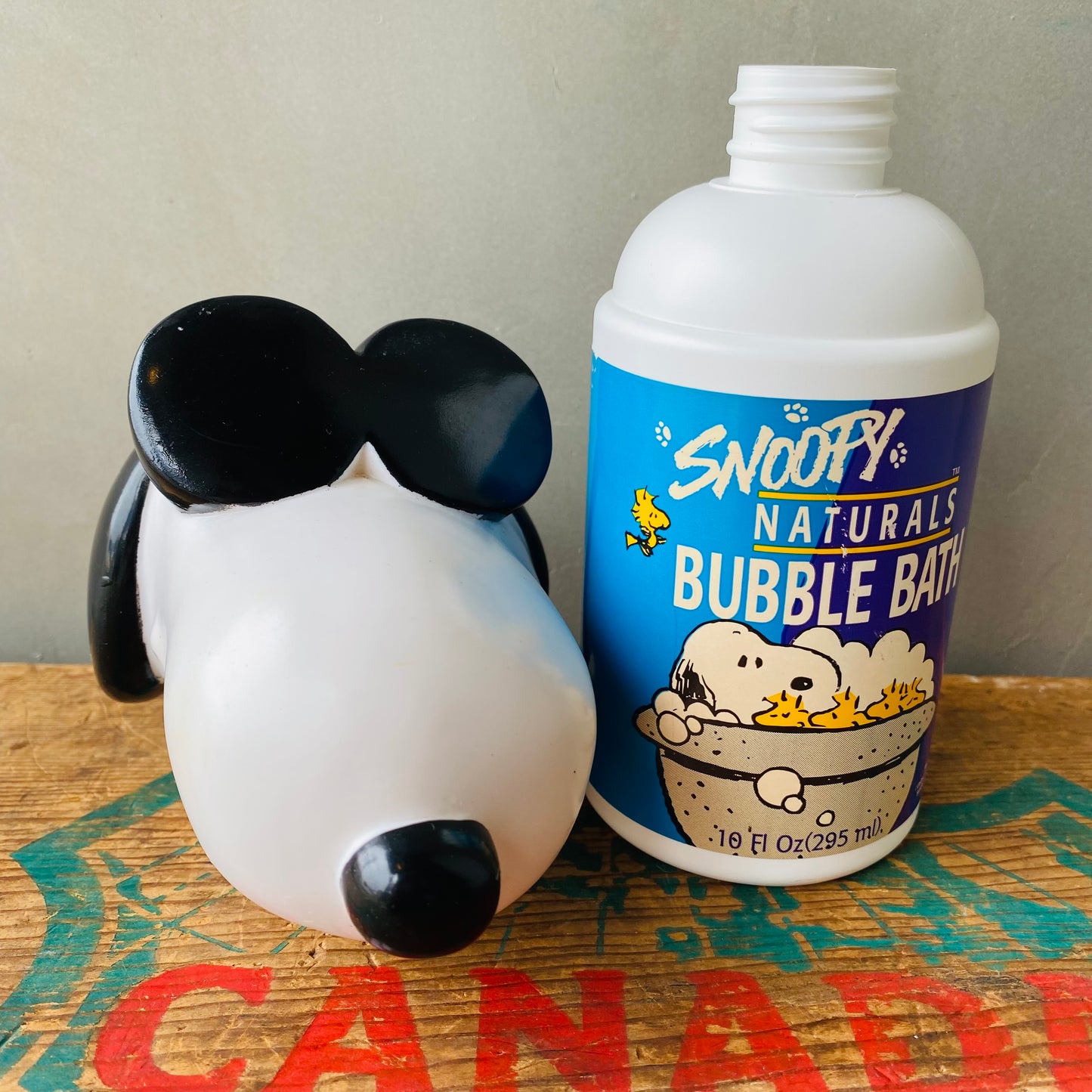 【USA vintage】SNOOPY BUBBLE BATH BOTTLE ②