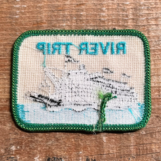 【USA vintage】ワッペン RIVER TRIP