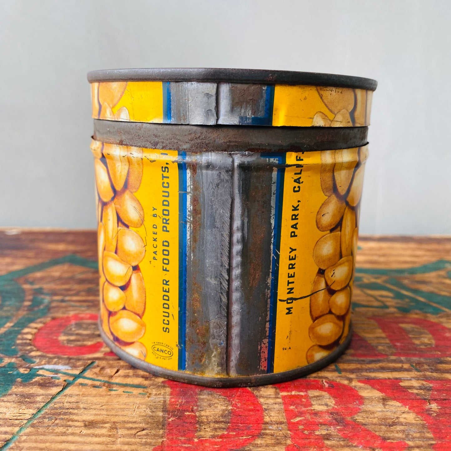 【USA vintage】CANCO tin can