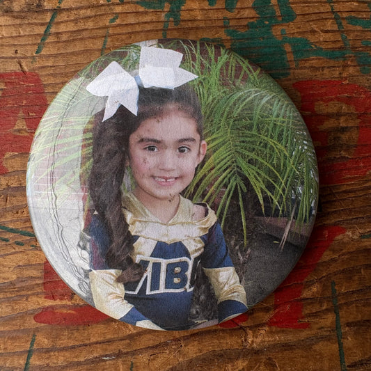 【USA vintage】PINBACK BOTTON girl