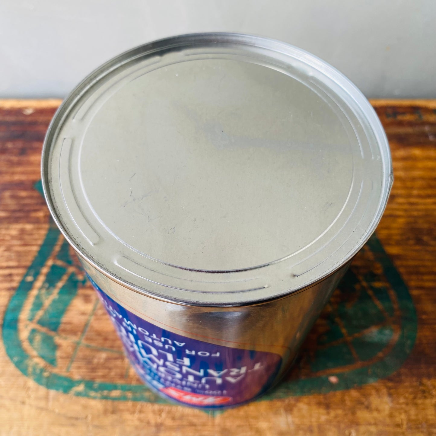 【USA vintage】AMS OIL can coin bank 7