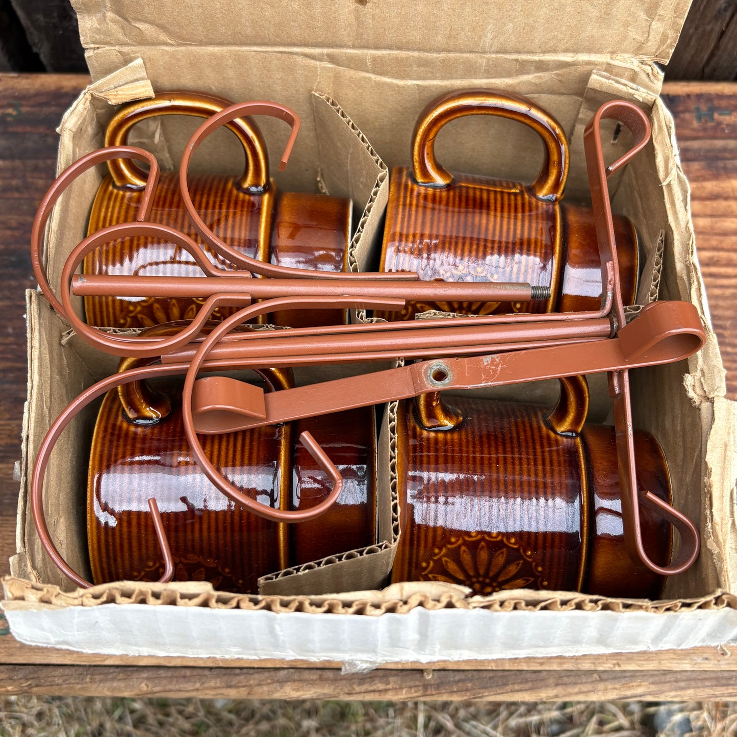 【1970s vintage】 STACK MUGS SET