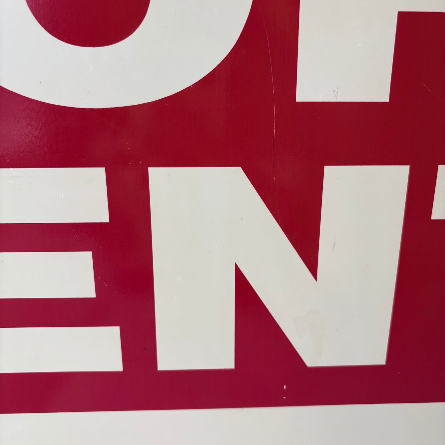 【USA】Hillman Sign Center FOR RENT sign plate
