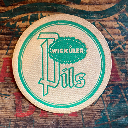 【USA vintage】Paper Coaster Wickuler Pils