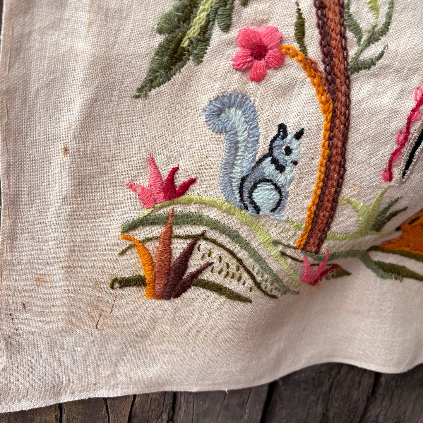 【USA vintage】fabric calendar