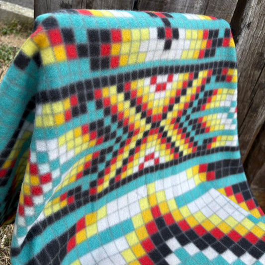 Art Tribal Fleece Blanket