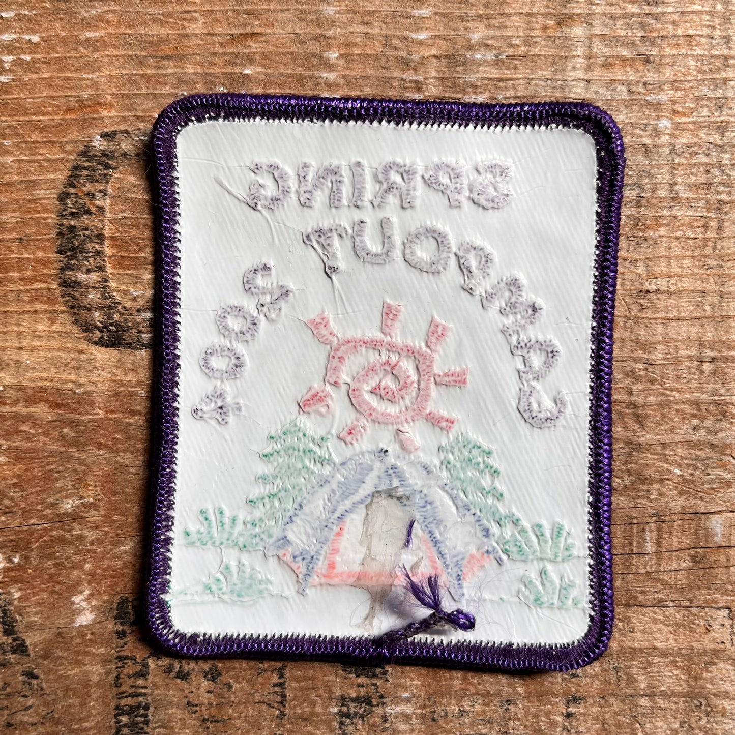 【USA vintage】ワッペン SPRING CAMPOUT