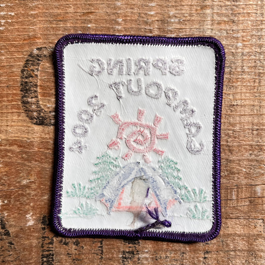 【USA vintage】ワッペン SPRING CAMPOUT
