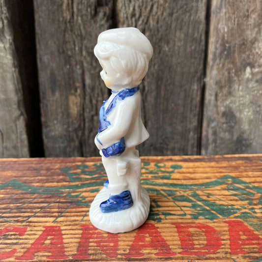 【USA vintage】Holland Delft Boy with the violin