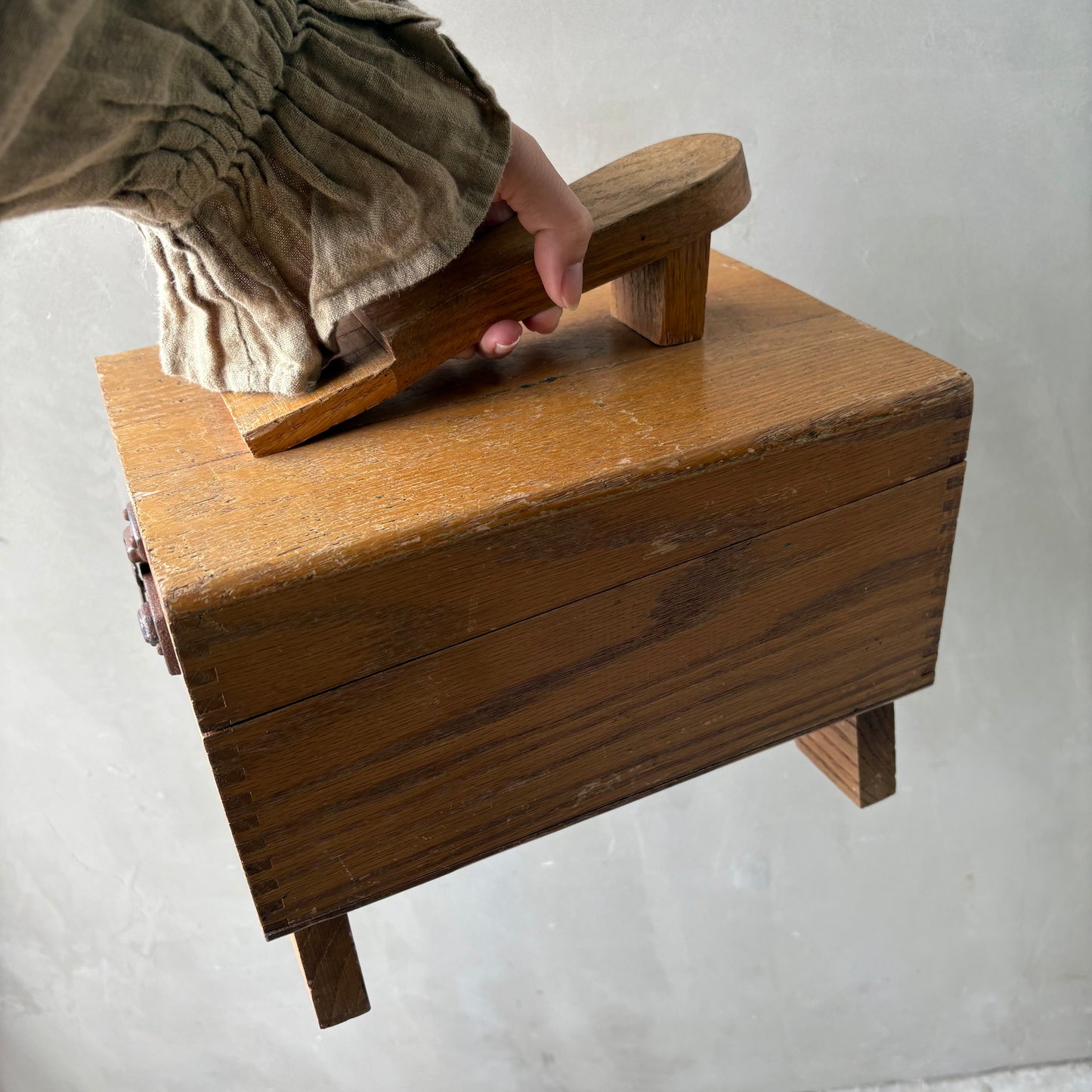 【USA vintage】 GRIFFIN Shoe Shine Box