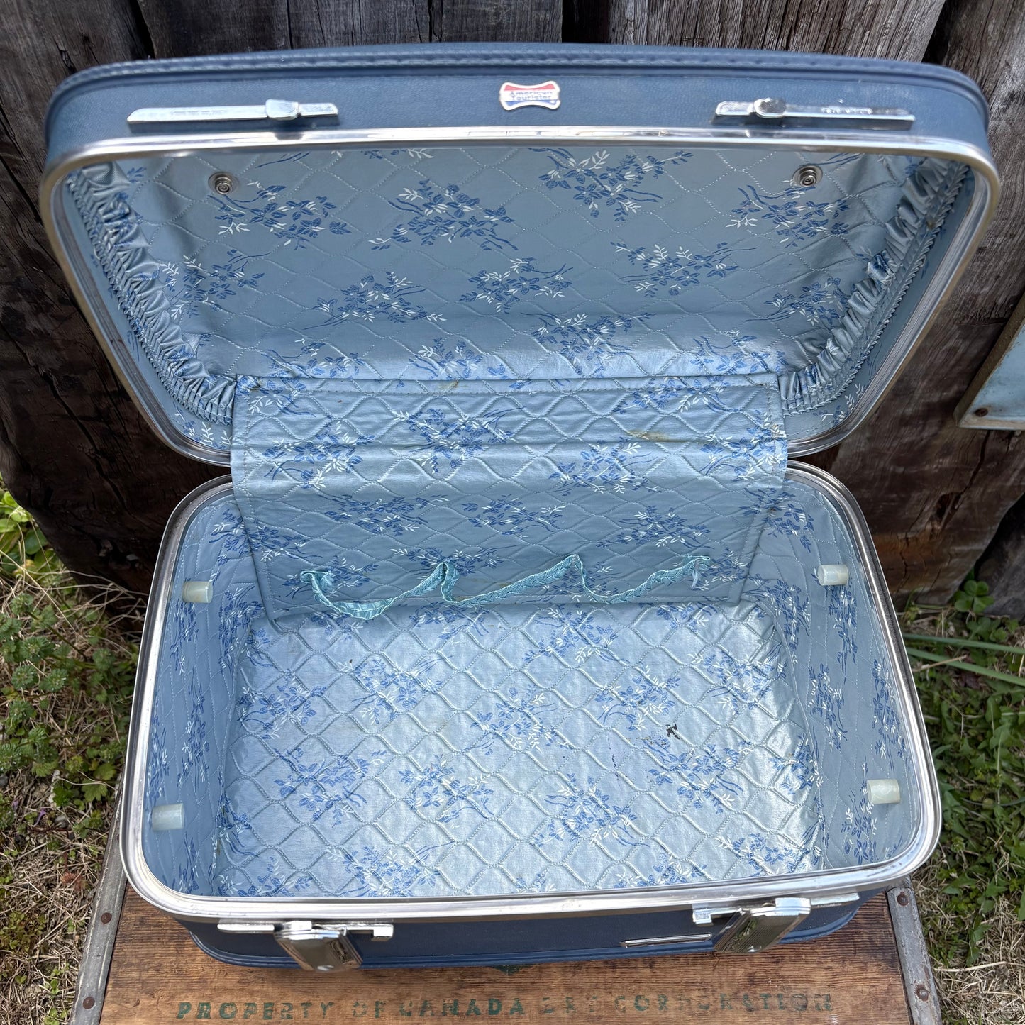 【1970s USA vintage】American Tourister train case