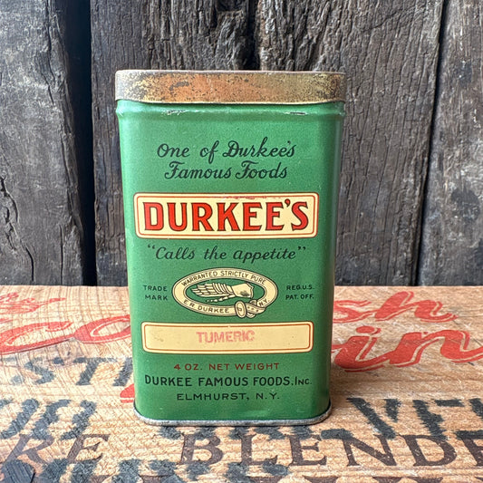 【1930s-1940s USA vintage】DURKEE’S Spice Tin can
