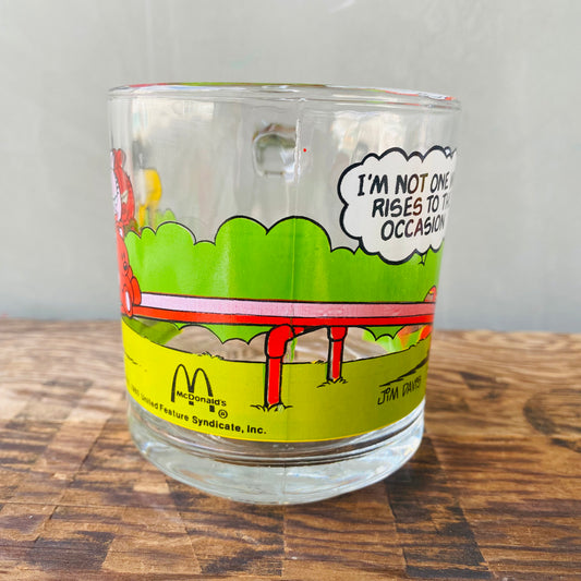 【1978- USA vintage】マクドナルド ガーフィールド グラス シーソー