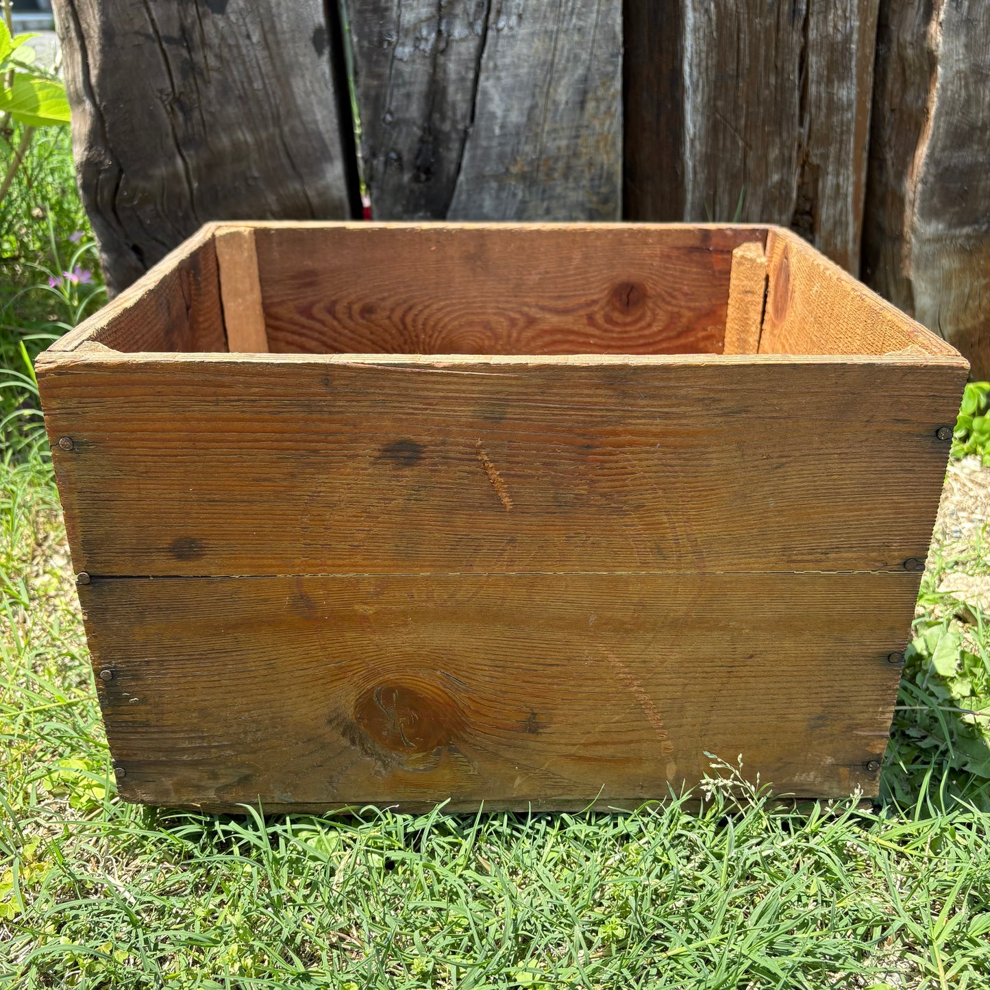 【USA vintage】wood box