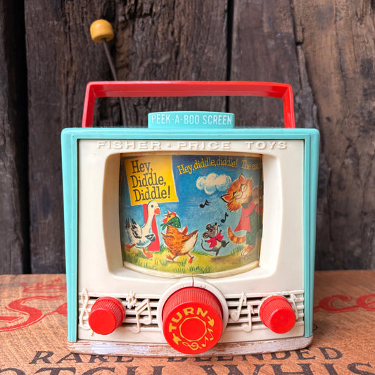 【1960s USA vintage】Fisher-Price PEEK-A-BOO Screen TV
