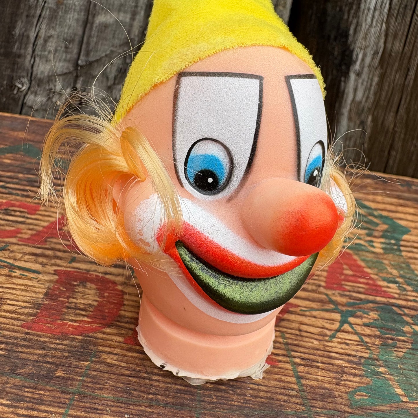 【USA vintage】doll head pierrot