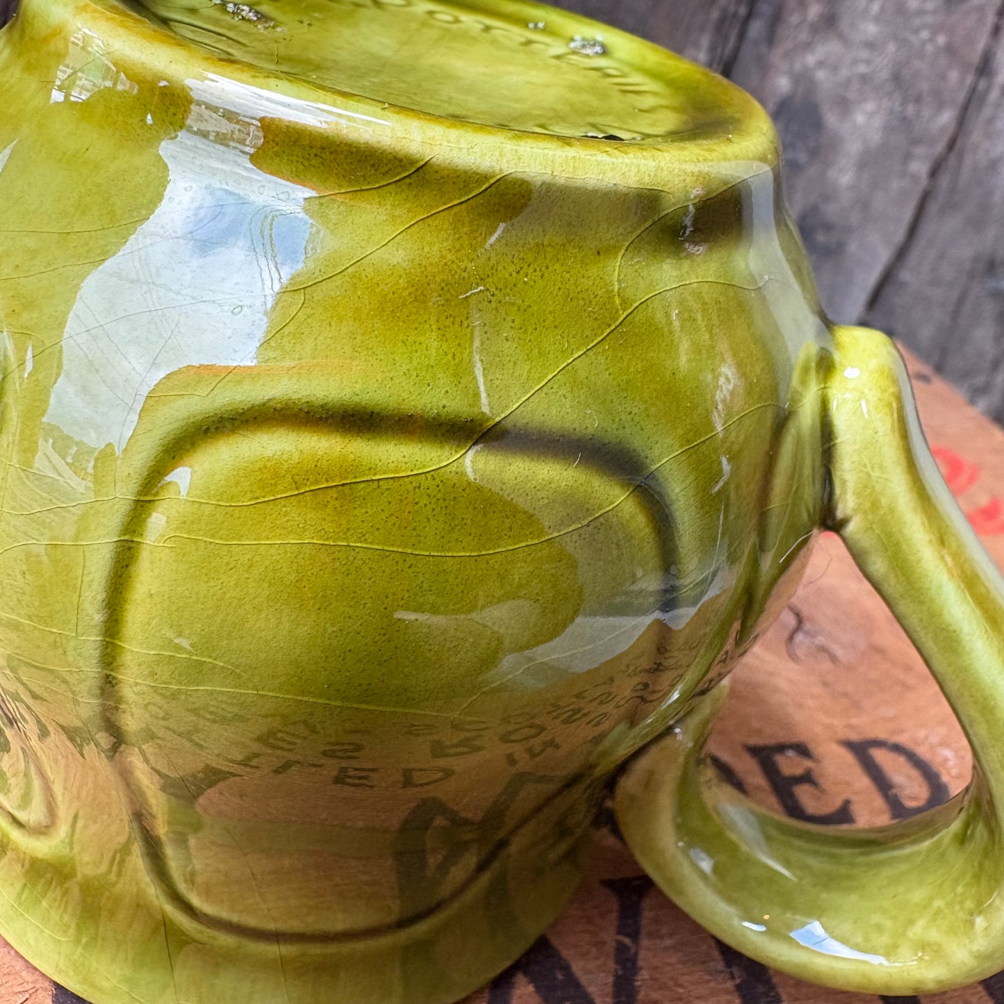 【USA vintage】Los Angeles Pottery Green Mug