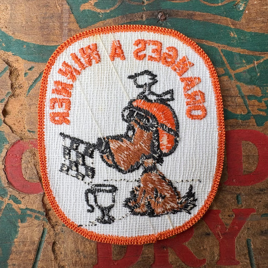 【1970s USA vintage】Wappen ORANGE'S A WINNER