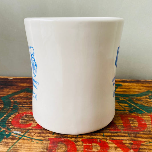 EAT AT JOE'S マグカップ ブルー