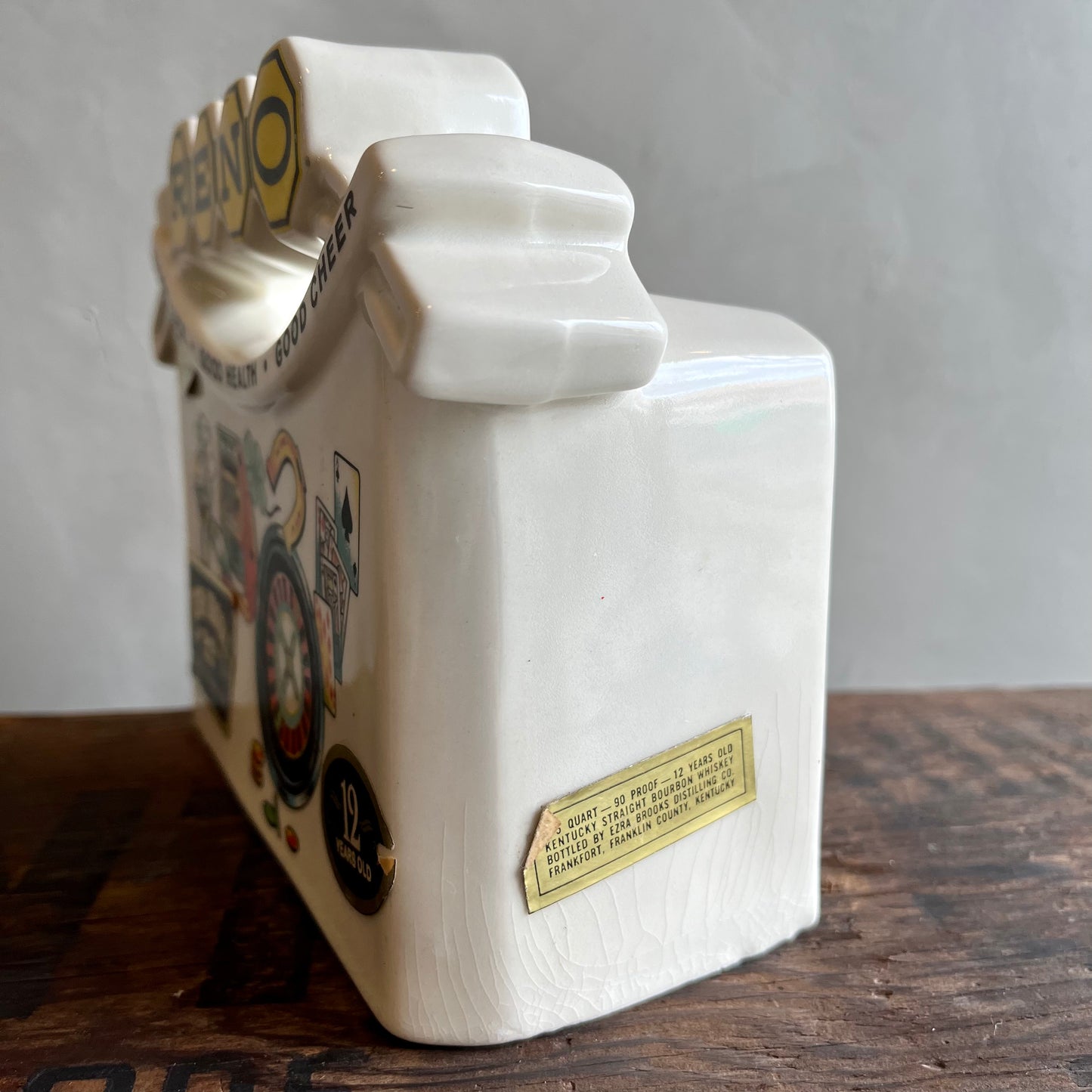 【USA vintage】RENO Whiskey Bottle