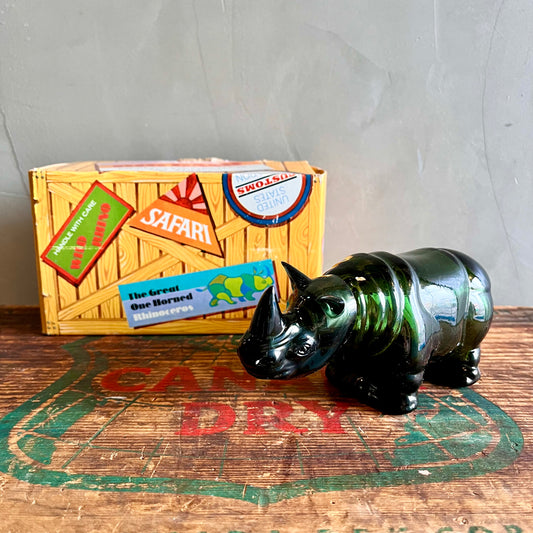 【70s USA vintage】AVON After Shave Bottle
RHINO DECANTER