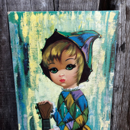 【1960s USA vintage】EDEN BIG EYES wall art 1