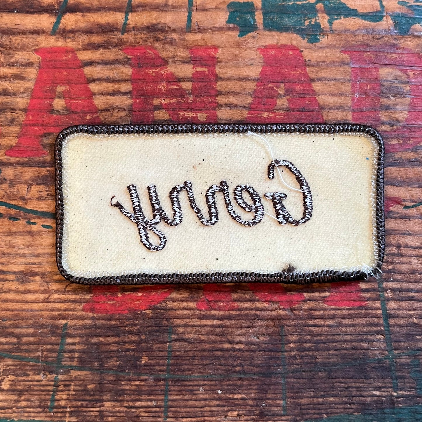 【USA vintage】Name Tag Patch Gerry