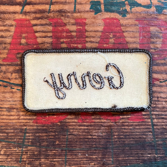 【USA vintage】Name Tag Patch Gerry