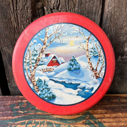 【USA vintage】Winter Candy Tin Can