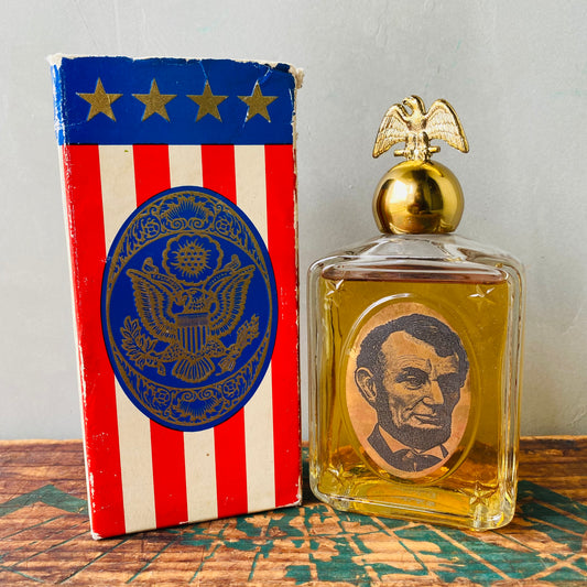 【USA vintage】AVON ABRAHAM LINCOLN bottle