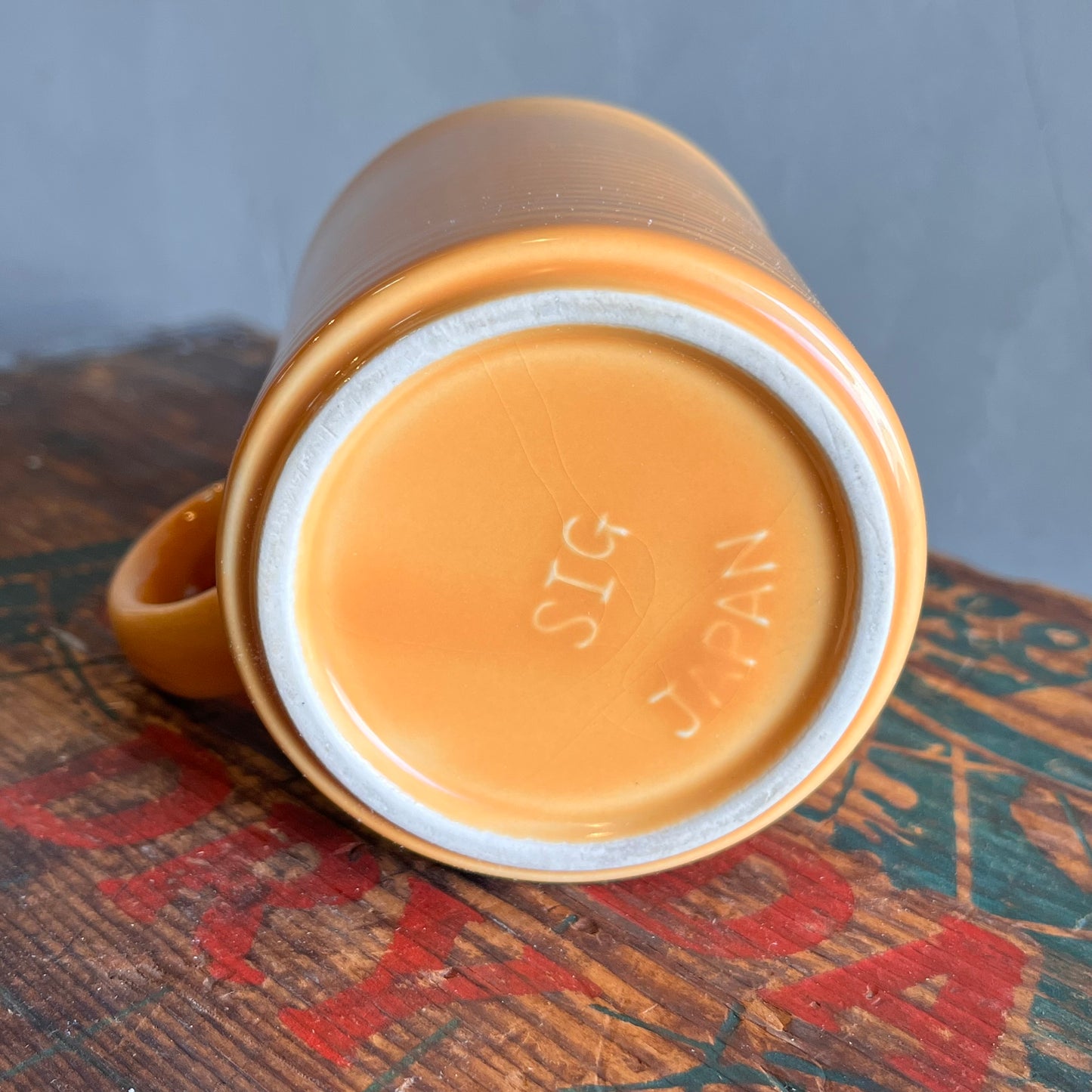 【JPN vintage】SIG MUG Orange