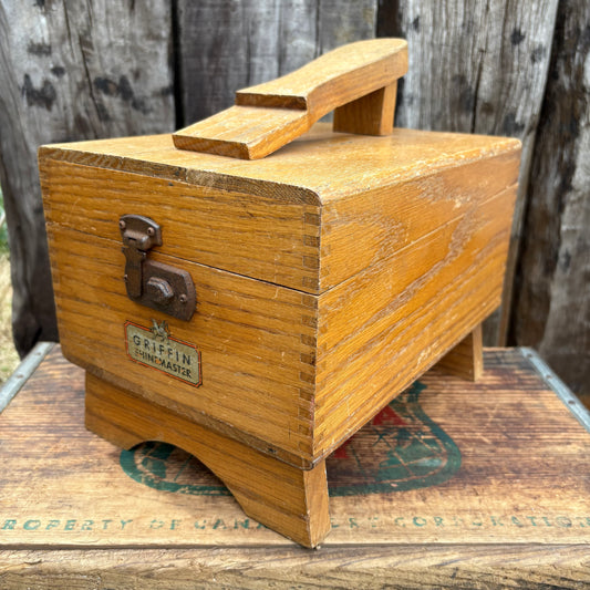 【USA vintage】 GRIFFIN Shoe Shine Box